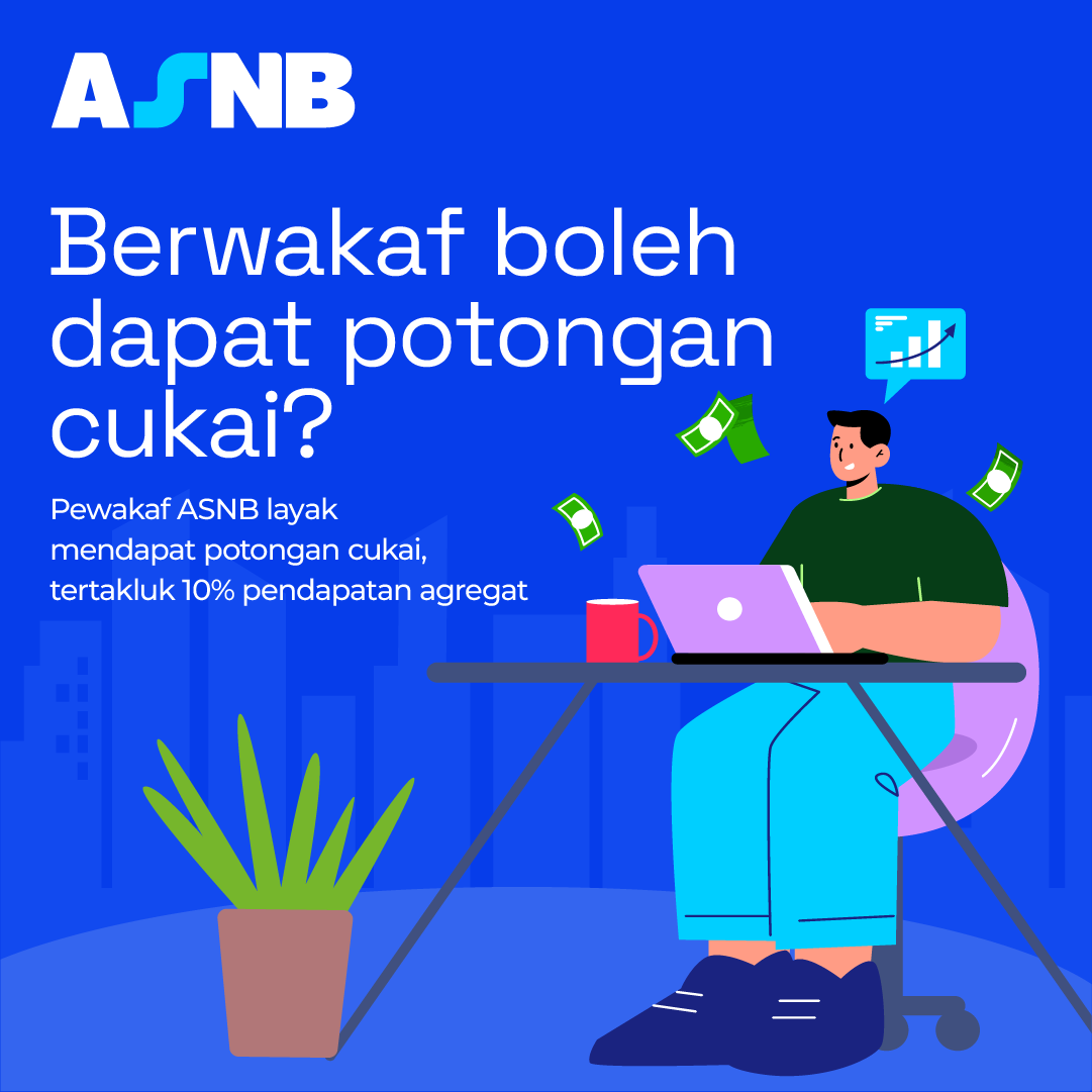 ASNBmy_official's tweet photo. Tahu tak dengan Wakaf ASNB anda juga berpeluang untuk nikmati potongan cukai bagi tahun taksiran.
Manfaat dunia dapat, akhirat pun dapat.
Jom berwakaf dengan Wakaf ASNB.
#ASNB #WakafASNB https://t.co/MMWM9xO8cA