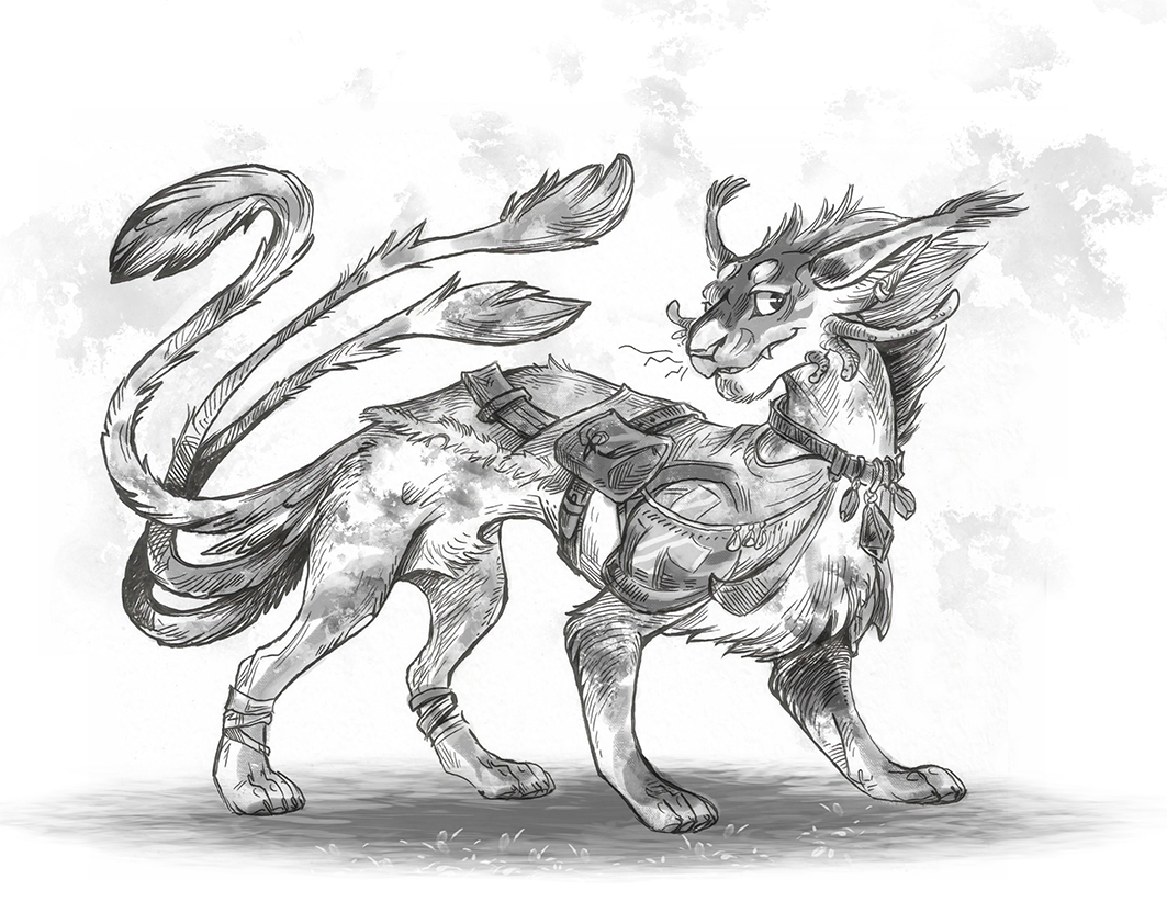 Taski_Guru's tweet image. Line art of fantasy adoptables (closed)
#lineart #feline #dragon #line_art #canine #hood #hybrid