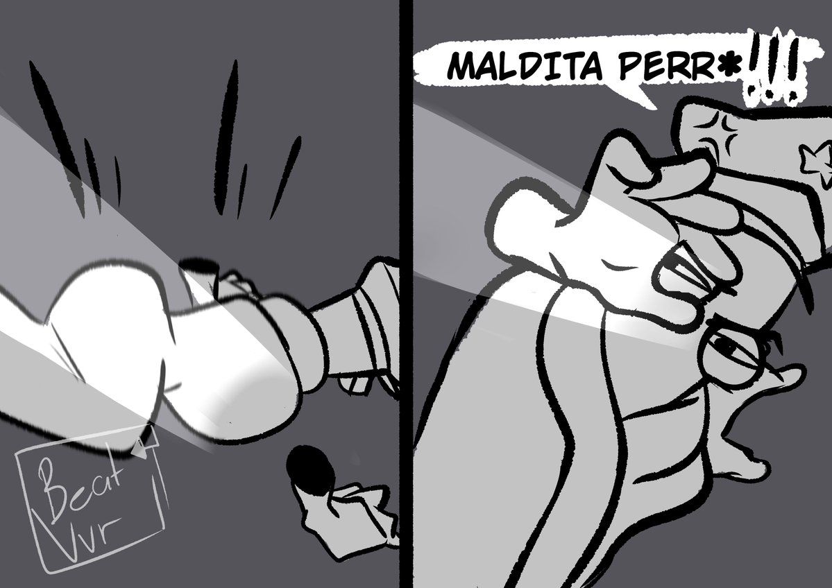 BeatVvr's tweet image. #tadc #kinger #coachdictatorer 
Me encanta la idea de que la versión corrupta de Kinger se vuelva temeroso en la oscuridad