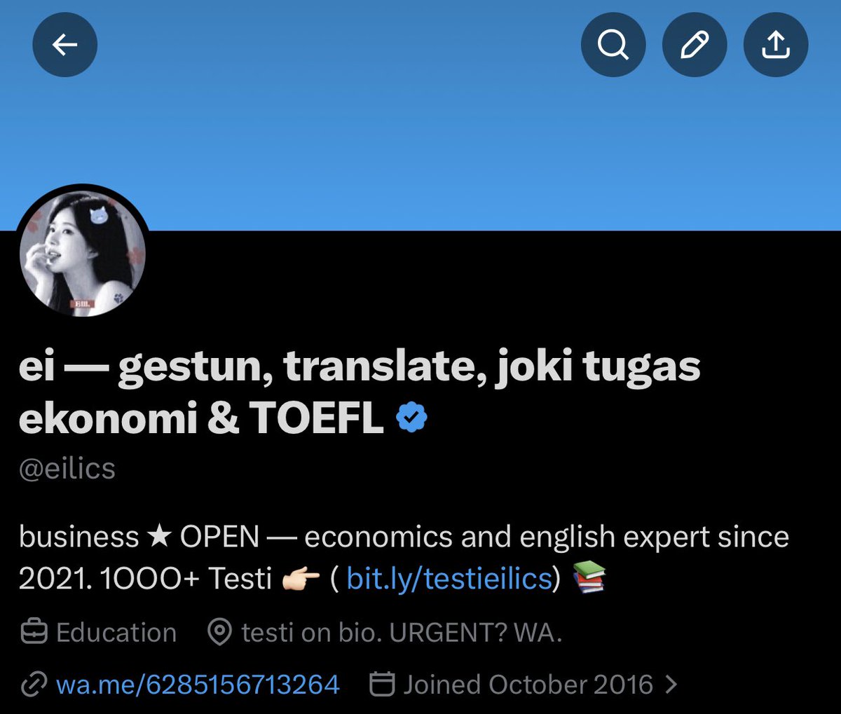 ei ☆ joki ekonomi makro, mikro, TOEFL 2000+ testi tweet media