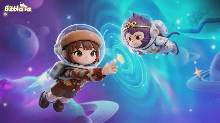 BubblesTea_Game's tweet photo. Touching the stars of the #BubblesTea multiverse. 🌌✨

Beyond the garden, the universe is waiting. Today, we’re drifting through cosmic neon clouds to reach the next frontier of flavor and wonder.

Are you ready to transcend the ordinary? The galaxy is calling. 🚀💎

#SpaceExploration #CosmicVoyage #NewFrontier #StarryNight