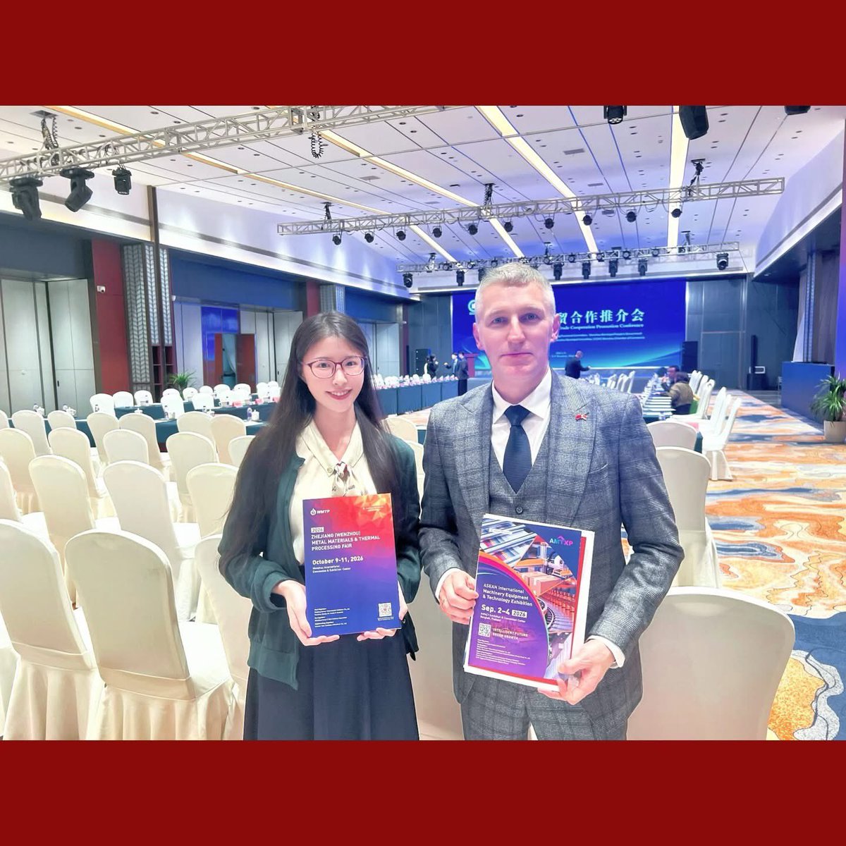 wmtpchina's tweet photo. On April 15, the Wenzhou International Economic and Trade Cooperation Promotion Conference was successfully held. 

#wmtp
#wmtp2026
#metalmaterials
#thermalprocessing https://t.co/9amjXb1uaJ