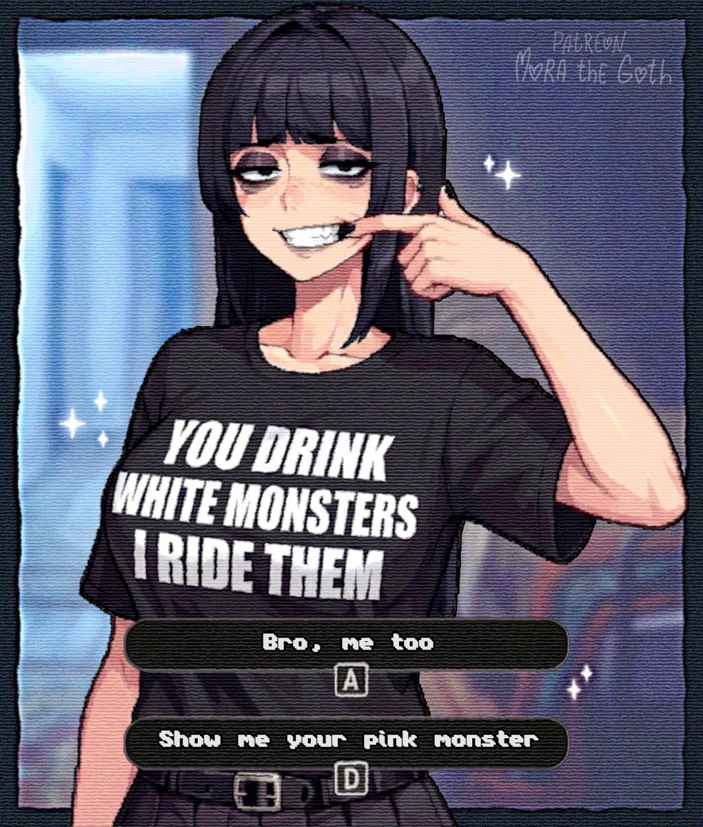 Mora the Goth Girl tweet media