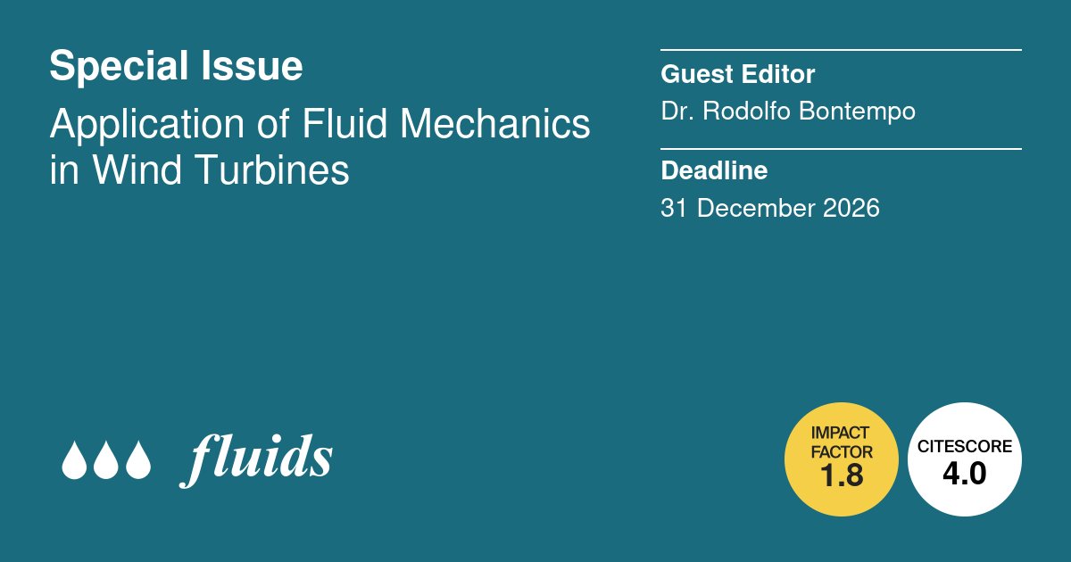 Fluids MDPI tweet media