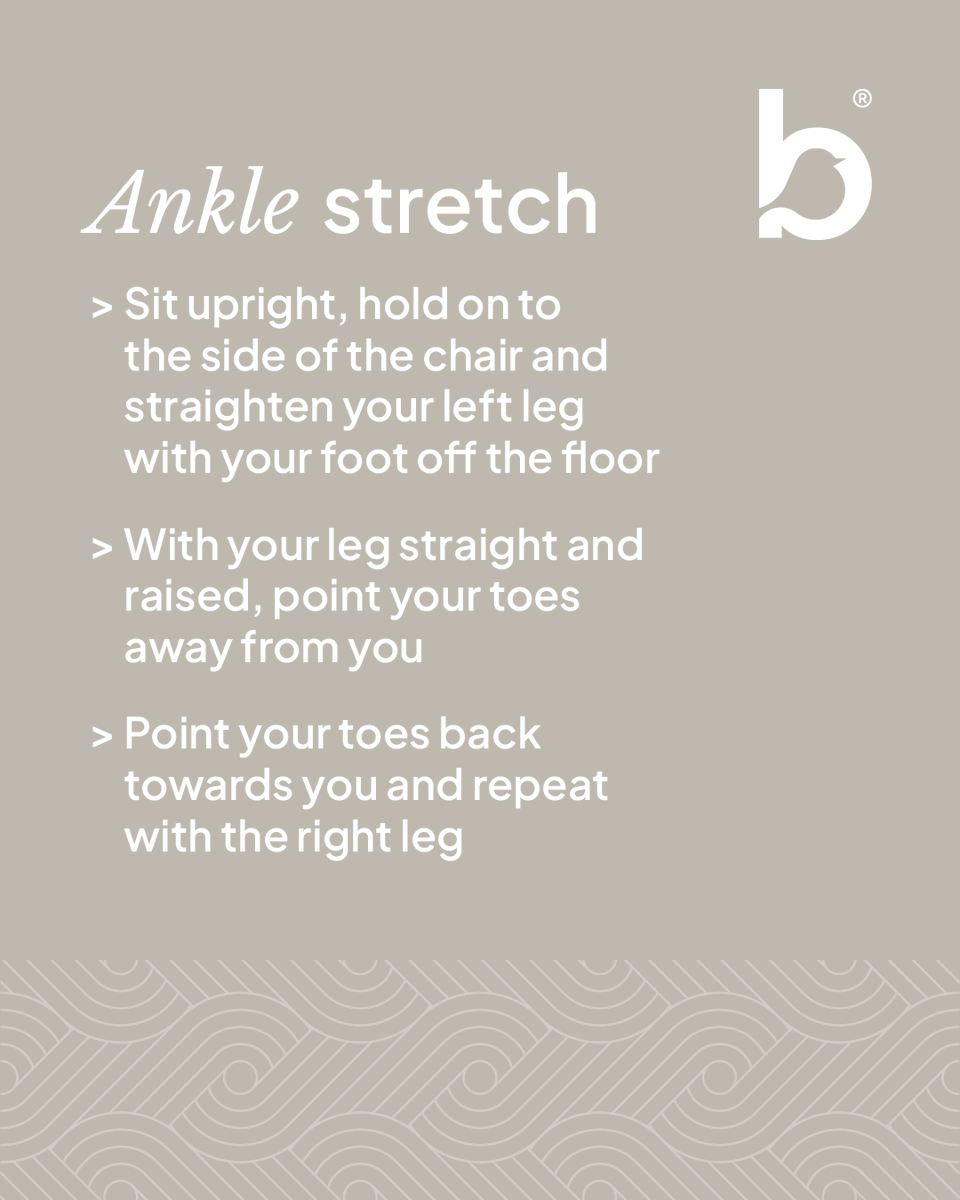 BluebirdNHWB's tweet image. Improve your happiness, independence &amp;amp; quality of life with these exercises for everyday, functional strength.🚶

We are here to support you. 💙 bit.ly/4aTiLhK

#HomeCare #HealthCare #Care #Carer #Home #ItsGoodToBeHome #BluebirdCare #Exercise #Health #HealthyLiving