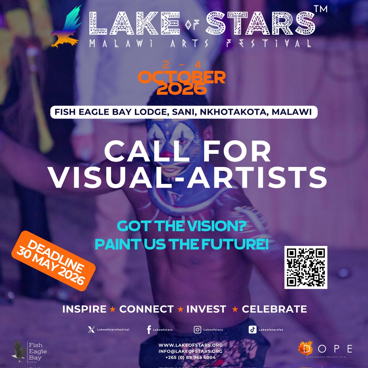 LakeofStars's tweet photo. Calling all Visual Artists: 

https://t.co/98nfl6Wtj9

Click on the link or scan the QR code to apply https://t.co/c9rmDvyxqm