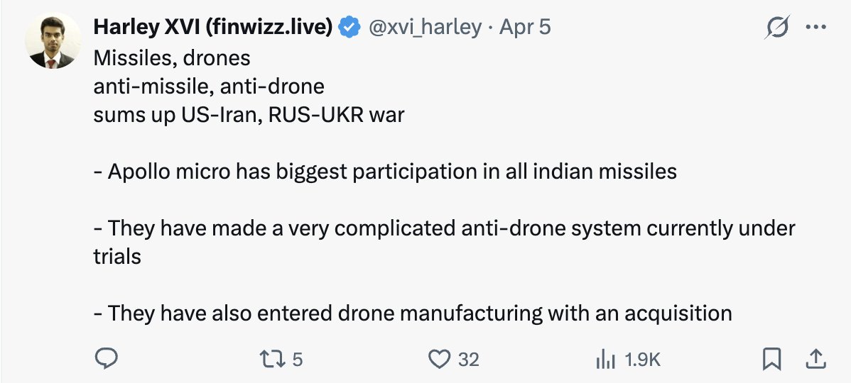 xvi_harley's tweet image. #Apollo micro systems
Few of my tweets in last few weeks