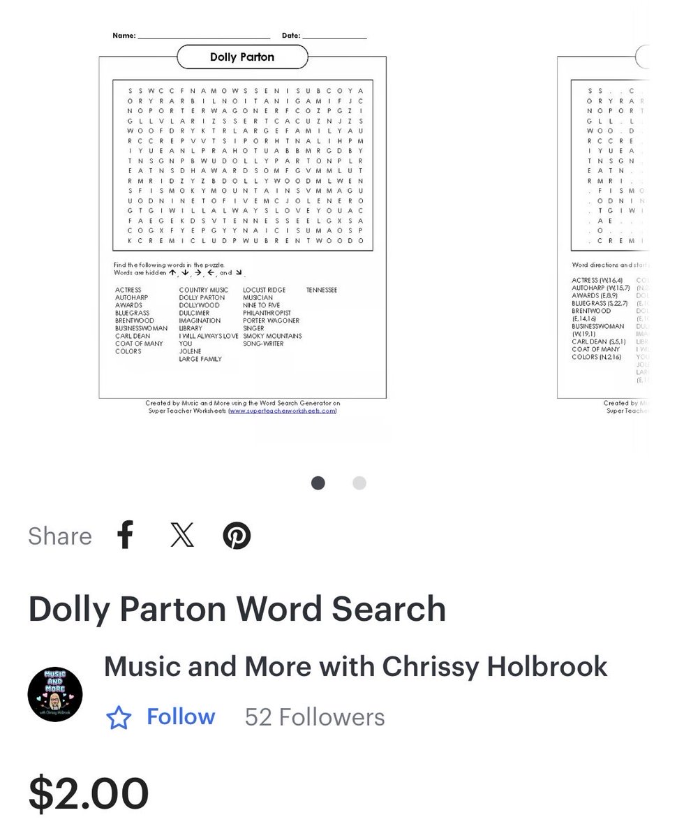 MusicWithCHol's tweet photo. #teachers
#teachersofinstagram
#teachersfollowteachers
#teacherspayteachers
#teacherstuff
#teachershare
#musicteacher 
#classroom
#iteachtoo
#teachingresources #musicteachers 
#subplans #wordsearch #wordsearchpuzzle
#readingteachers
#languagearts 
#musicteachersofinstagram https://t.co/U8lqcayWp2