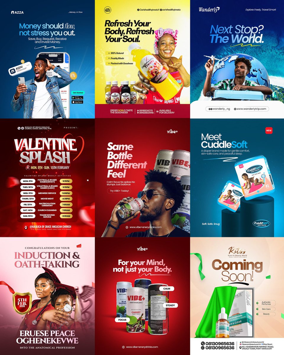 Moses Okonkwor I Graphic Designer tweet media