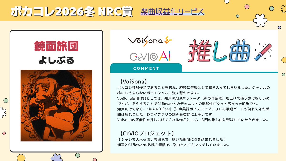 楽曲収益化サービス（NRC） tweet media