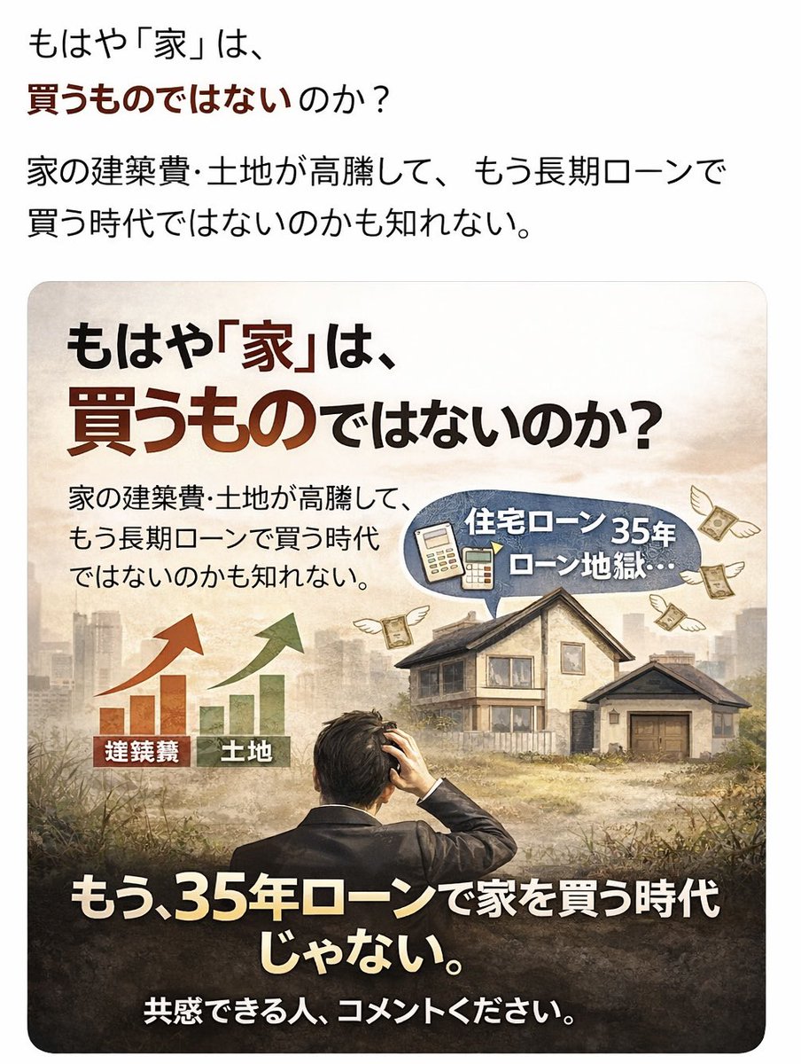 NNRYUNN8's tweet photo. 家が高くて買えなーい‼️ https://t.co/bCLeOPl2PE