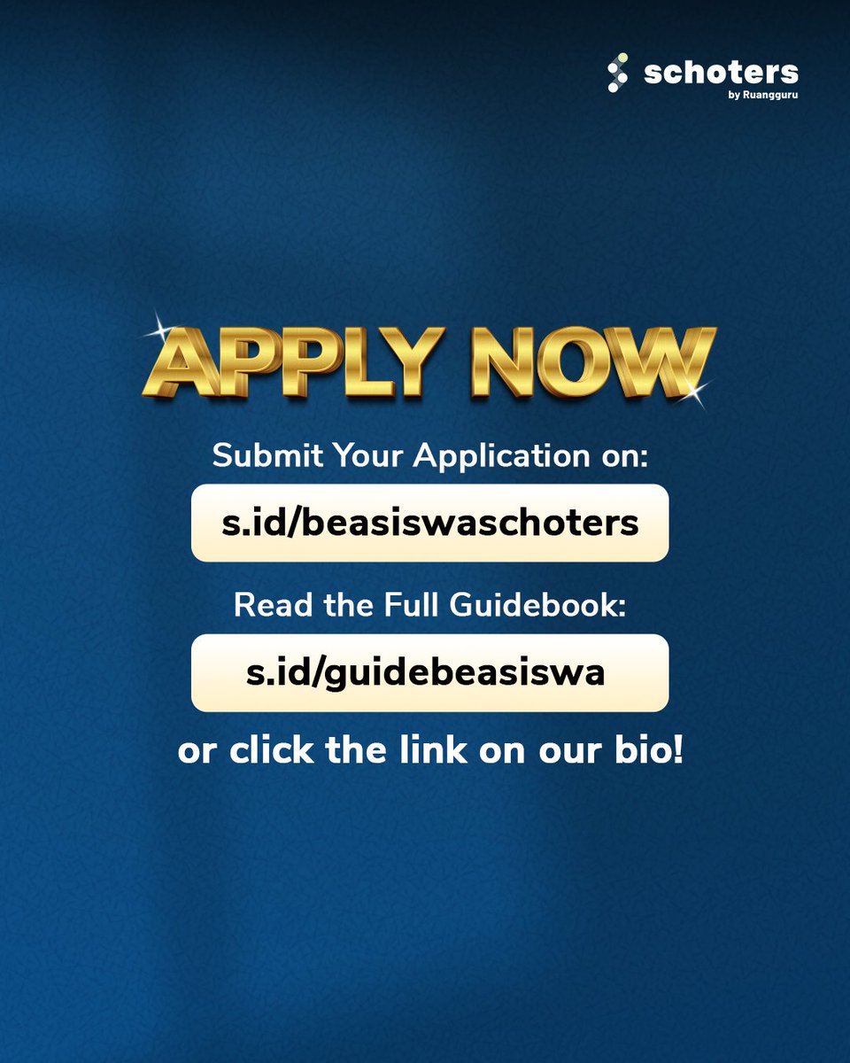 Follow IG @Schoters Buat Persiapan Study Abroad tweet media