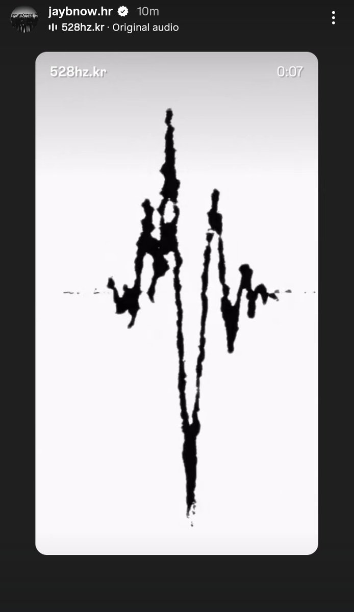 mydef_mysoul's tweet image. Instagram story @.jaybnow.hr
reposted 528hz.kr

528Hz: Frequency Lab System ®
#528hzkr #JAYB #Def. @defjaybkr