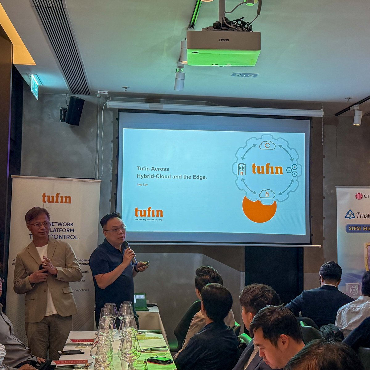 CITICTelecomCPC's tweet image. 💡Event Highlights | We recently collaborated with Tufin and SVA to host an engaging customer event, bringing together industry leaders and IT experts to explore the integration of #innovative technologies and #security protection.