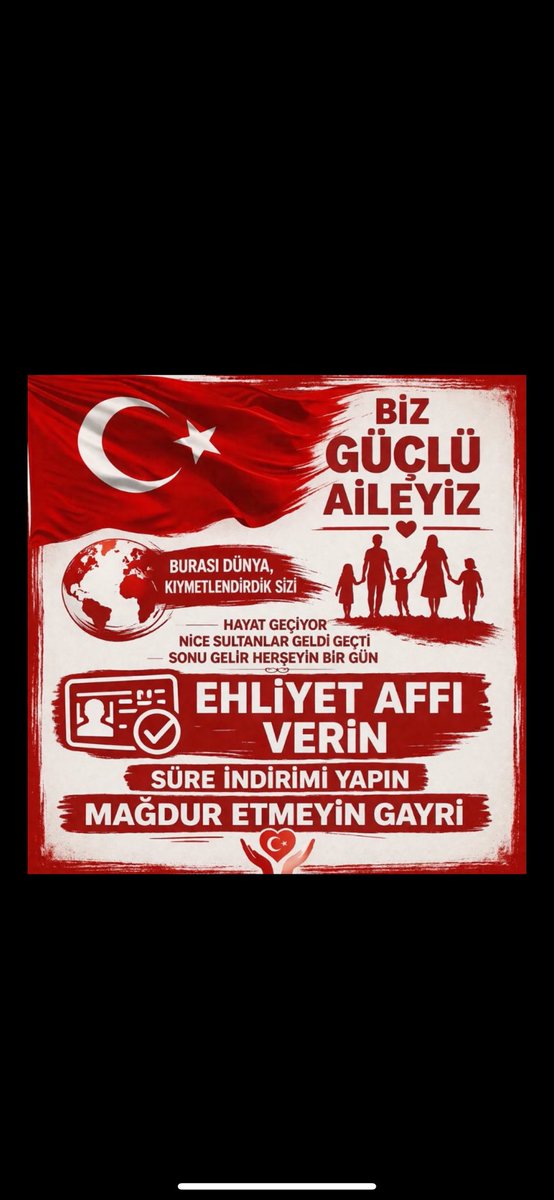 MİLYONLAR MECLİSEGELİYOR
#ŞoförünSabrıTaştı
Ölümlü yaralanmalı kazaya karışmamışlar için tam kapsamlı #ehliyetaffı