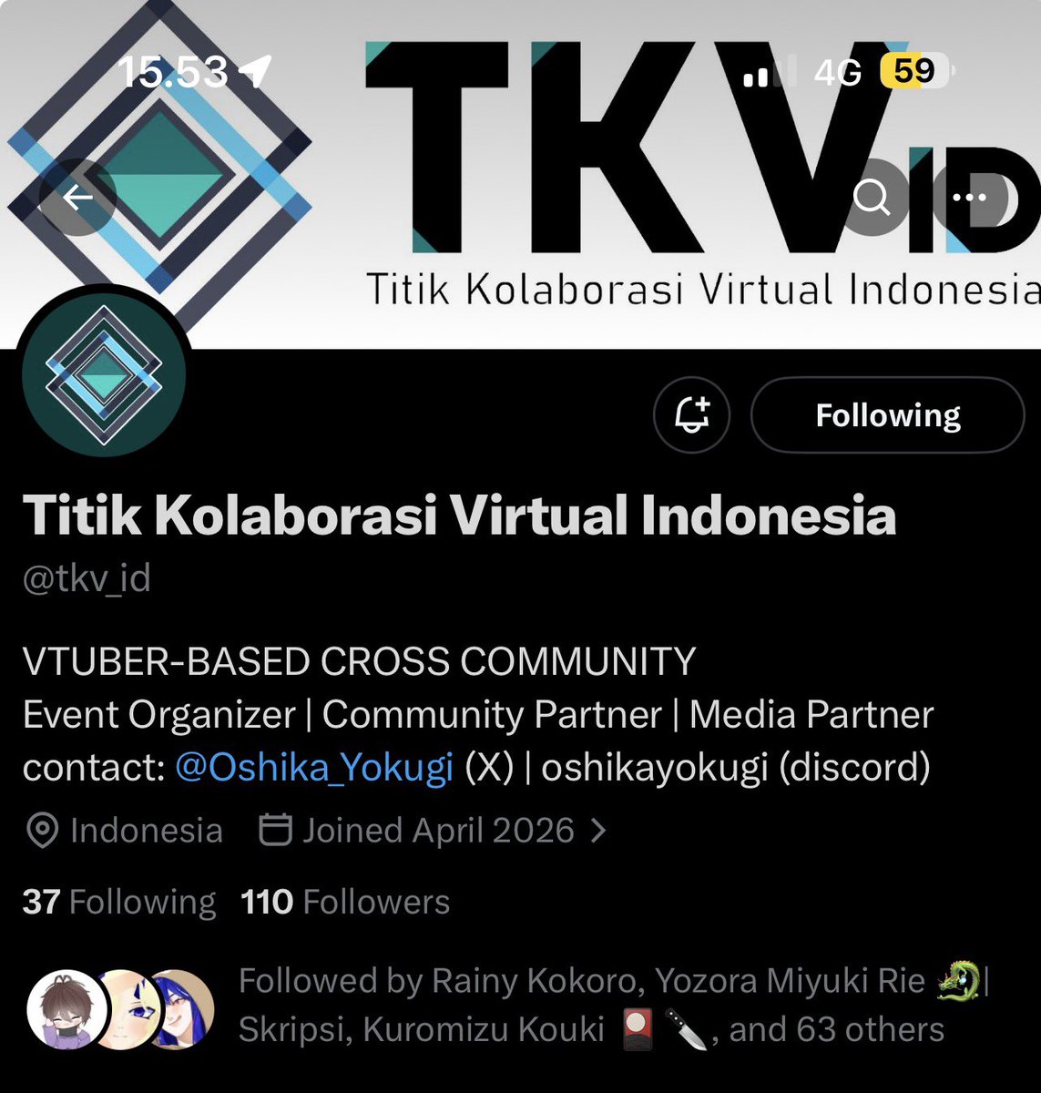 serandani's tweet photo. Klen mau ketemu vtuber favorit klen? Mau nambah belokan? Follow akun @tkv_id !

Klen bisa ngobrol bareng mereka, nambah kenalan dan udah pasti nambah belokan!

Gasken cuy https://t.co/jvPHlbBDT0