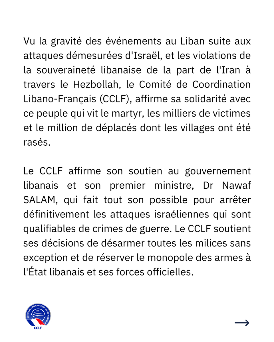 Comité de Coordination Libano-Français tweet media