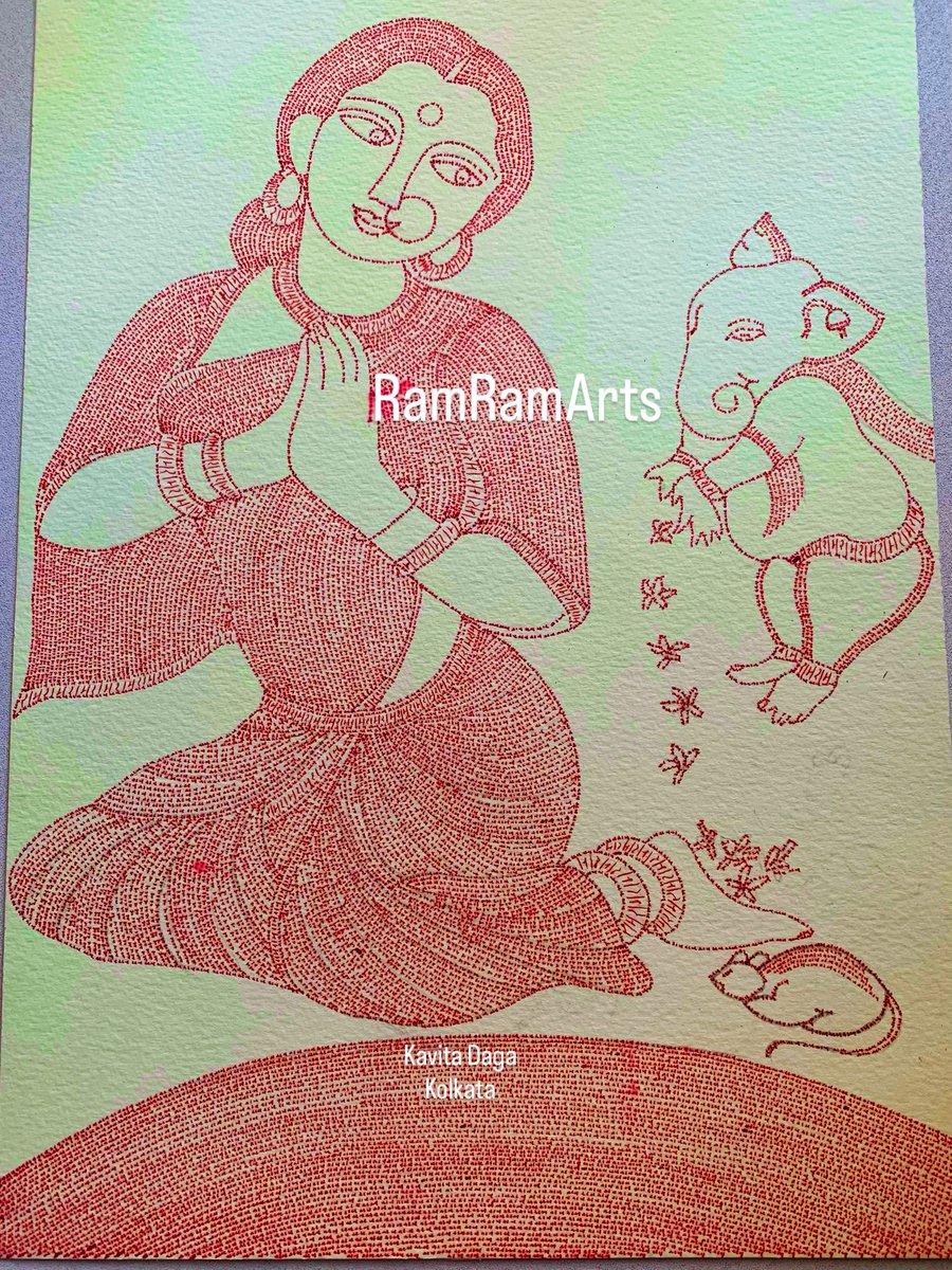 kavitadaga11's tweet image. यत्र नार्यस्तु पूज्यन्ते रमन्ते तत्र देवताः 🚩

रामलेखनकला 
सिर्फ राम नाम के द्वारा रचित ✍️
Only written words are #राम 

#myart #mystrength #mindfulness #meditation #artform for all!

@PMOIndia @nmacc_india @AdaniFoundation @iccr_hq @MinOfCultureGoI @Art0fLife_ 
#PleaseShare 🙏