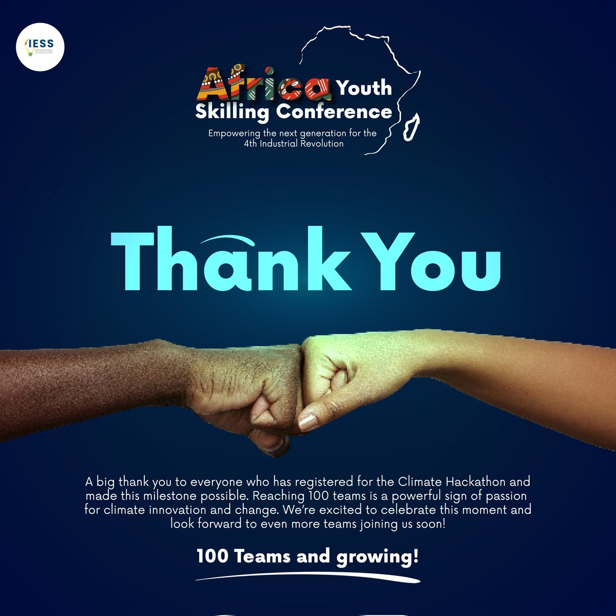 100 teams and growing! 🌍

We’re proud to hit this milestone for the Climate Hackathon,proof that young innovators are ready to drive real change. 💡💚
Thank you to everyone who registered and believed in this vision.
We’re just getting started 🚀
#ClimateAction #YouthInnovation