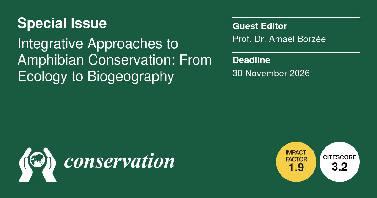 Conservation MDPI tweet media