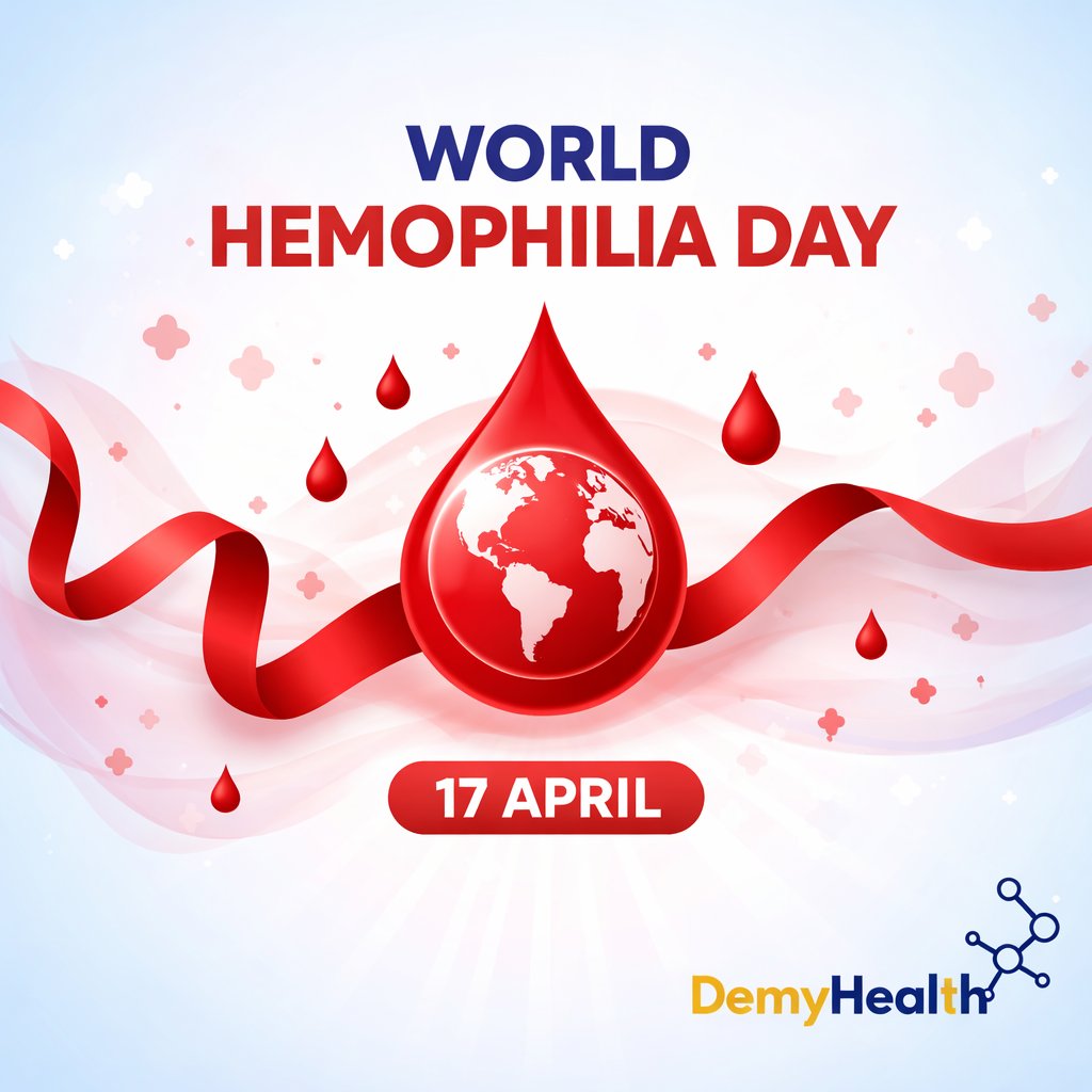 DEMYHEALTH's tweet image. 🩸 April 17 is World Hemophilia Day

Early diagnosis saves lives.
Hemophilia may be silent, but awareness is powerful.

Get tested. Stay informed.
DemyHealth is here for you.
#WorldHemophiliaDay #DemyHealth #HealthAwareness #Diagnostics