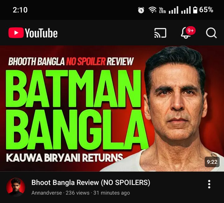 OkarSiyam's tweet photo. This channel is spreading negativity against #BhoothBangla #Akshaykumar https://t.co/Q4L3Ezciok
