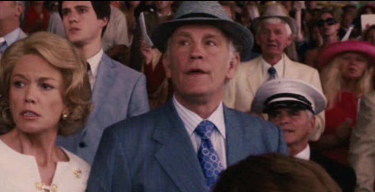 curtismorrison's tweet image. The Secretariat reminds me that my departed father, in a white suit, and my sister in pink suit, were in the movie Secretariat. #funfact 🏇