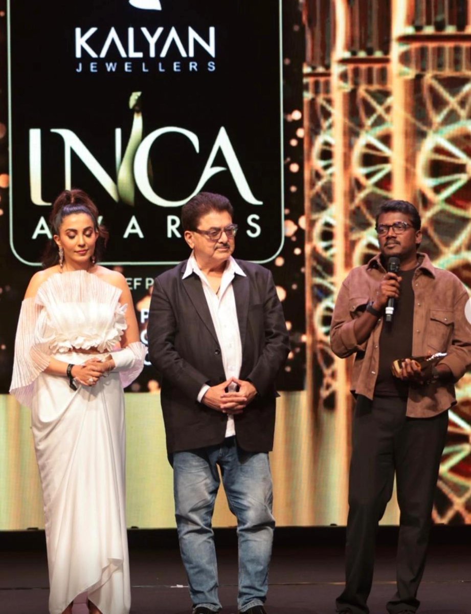 OH_Cinema's tweet photo. Big congratulations to our director, @mariselvaraj84, on winning Best Director for #BisonKaalamaadan at the INCA Awards.
@applausesocial @NeelamStudios_ #SameerNair @deepaksegal @mari_selvaraj @beemji @Tisaditi #DhruvVikram @anupamahere @PasupathyMasi https://t.co/FMjVMRhbKz