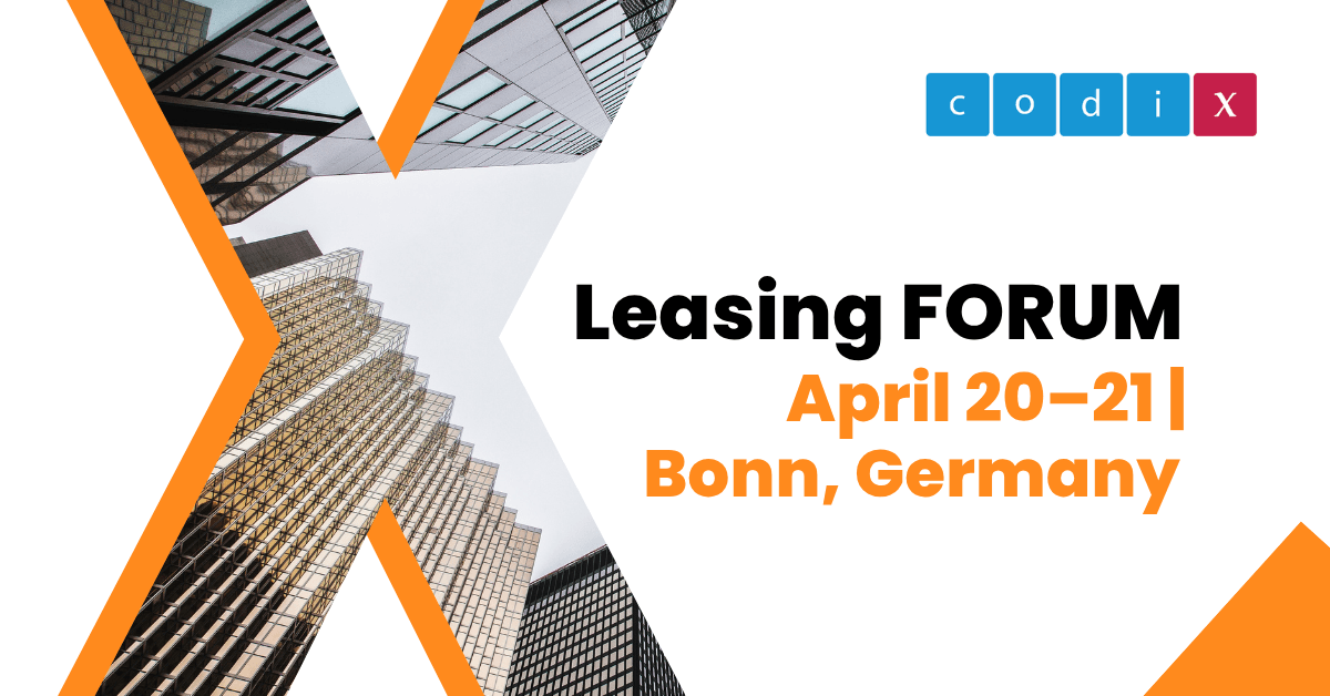 CODIX_SA's tweet image. #Leasing isn’t getting simpler – from #AI to #regulation &amp;amp; #cybersecurity, the pressure is real. #CODIX is heading to Leasing FORUM in #Bonn (Apr 20–21). Meet us and see how iMX helps companies move beyond legacy systems – faster, smarter, in control. 
🔗 codix.eu/en/events/leas…