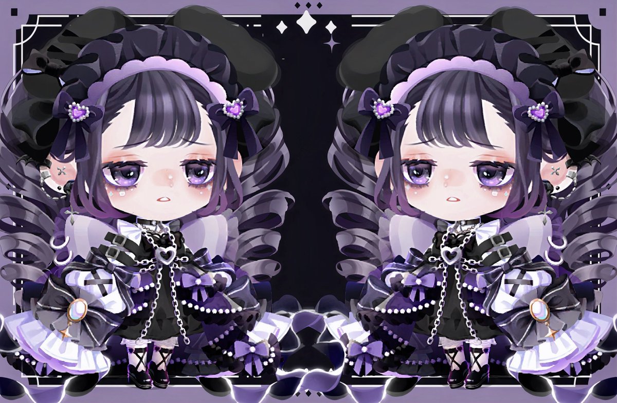st_muni's tweet photo. 💜🖤⛓

#めぴこーで https://t.co/89KDN8GdAj