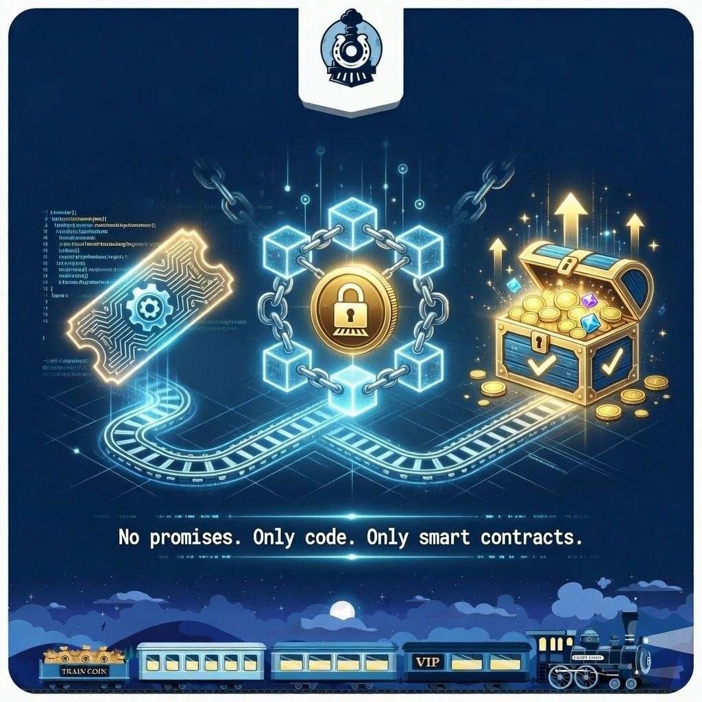 LuckyTrainApp's tweet photo. Lucky Train is already in motion

🎟 Get a ticket → set the conditions
🚂 Start your ride → tokens are locked on-chain
💰 Finish the ride → receive your reward

No promises.
Only code. Only smart contracts. https://t.co/mFNVEg4nuY