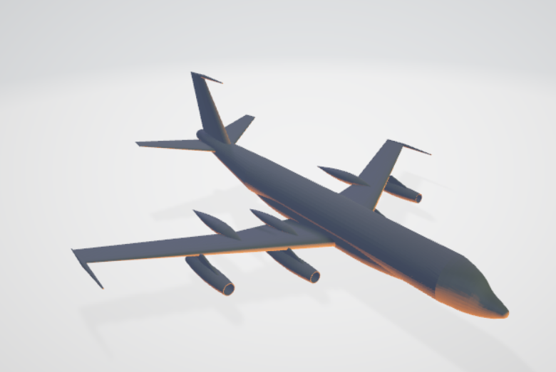 OKB1_CDB's tweet image. Quad-jet airliner concept — exploring anti-shock body (ASB) integration.

Inspired by designs like the Convair 990 Coronado.

Modeled in CAD, available in my CG Trader

#engineering #CAD #B3D