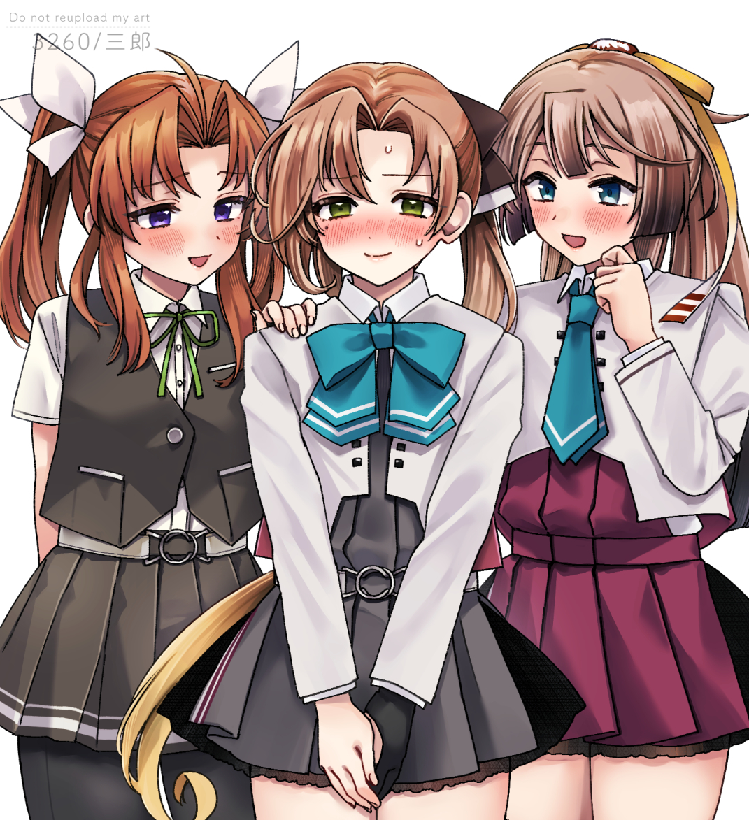 陽炎と風雲にねっとり絡まれる秋雲さんの絵です 