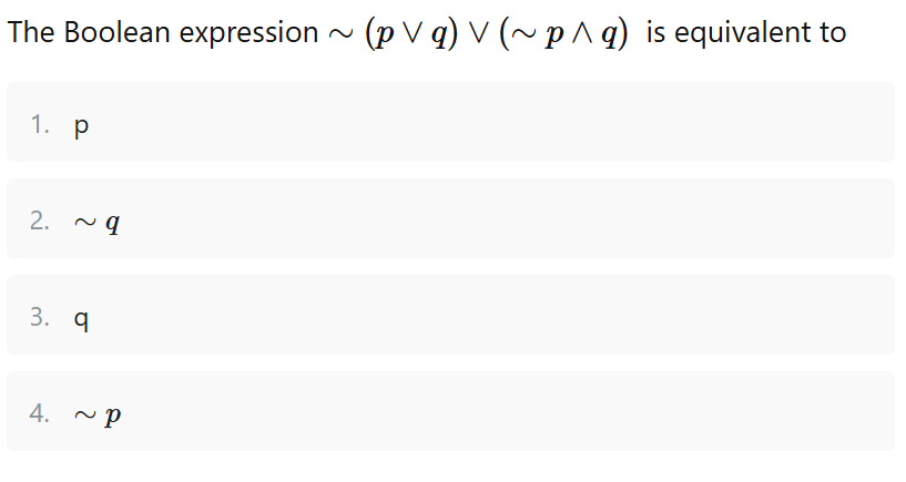 parth_hirpara05's tweet photo. Crack this logic puzzle
Can you find the correct answer?
#LogicPuzzle #BooleanAlgebra #MathChallenge #BrainTeaser #LearnMath https://t.co/QSJtKIO3gg