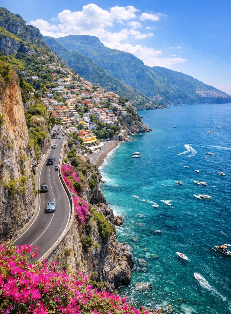 ab_cd_1235's tweet photo. Breathtaking Amalfi Coast Ride 🇮🇹 https://t.co/sQOy2xfenV