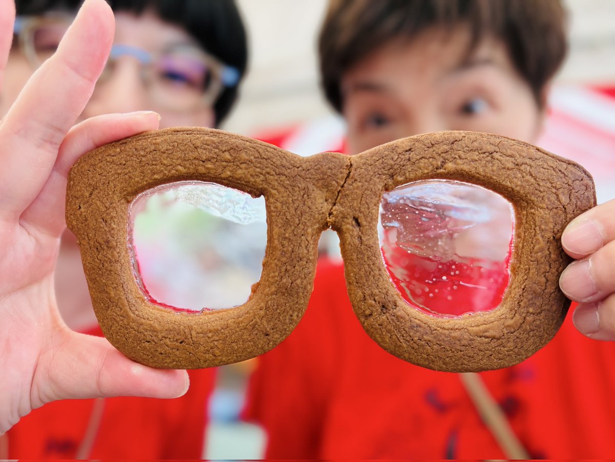 yaggine_koubou's tweet photo. 昨年の  #めがねフェス2025 でいただいた、めがねフードたち👓
（これ以外にもたくさんあるよ）

見た目も味もクオリティが高くて、アソビゴコロ満載なのです✨

今年は何種類制覇できるかなー？ https://t.co/6ghjhY794r