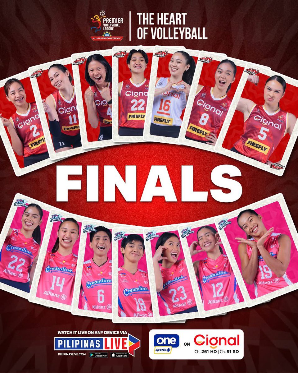 chun_nj's tweet photo. Creamline vs Cignal - Championship 

PVL Finals 2026 https://t.co/RIURCYWE8I