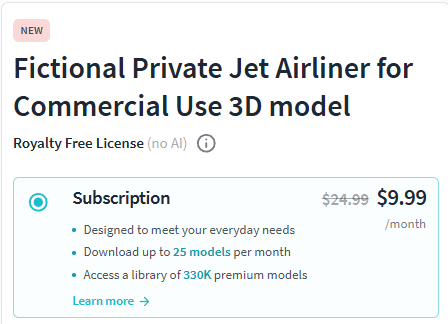 OKB1_CDB's tweet image. Quick note: CGTrader membership can reduce the cost of models through discounts.

Worth considering if you’re sourcing assets often.

#CAD #gamedev #IndieDev