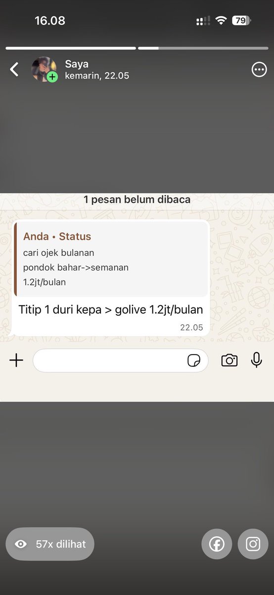 byxyzy's tweet image. jakbar! need ojek bulanan
#freelance #parttime #cuan