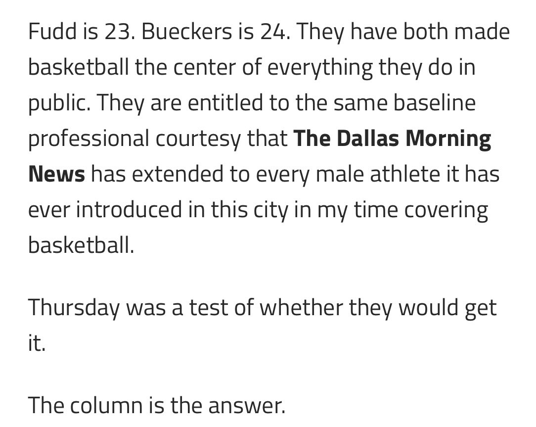 Pretext is a false reason given to hide true intent. That’s why I wasn’t going to validate the Q asked yesterday b/c I don’t believe it was in good faith (still don’t). On its face fine, but in reality suspect. 

<a href="/GrantAfseth/">Grant Afseth</a> brilliantly breaks it down 👉🏾 dallashoopsjournal.com/p/azzi-fudd-da…