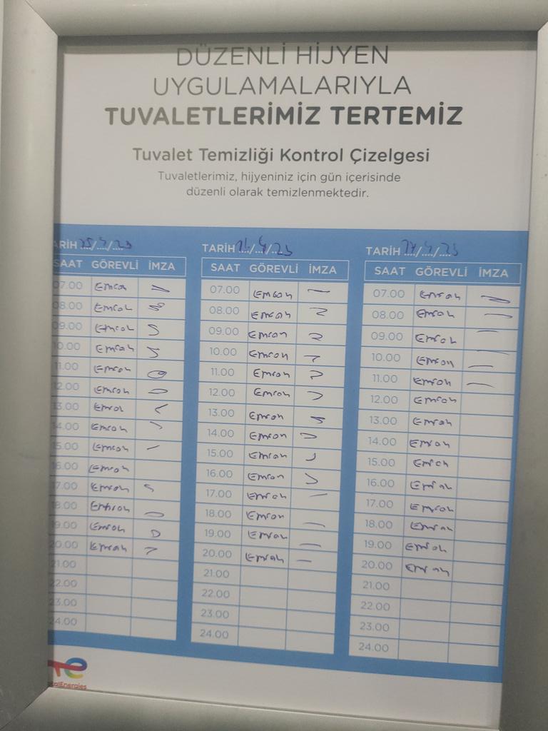 mithathus's tweet photo. @TotalEnergies köle mi çalıştırıyorsunuz sabah 7den akşam 8e kadar. https://t.co/QHwvbIivYs