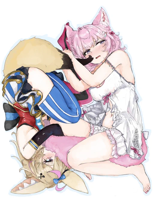 #こよりすけっち #絵まる ぽるこよ? こよぽる?