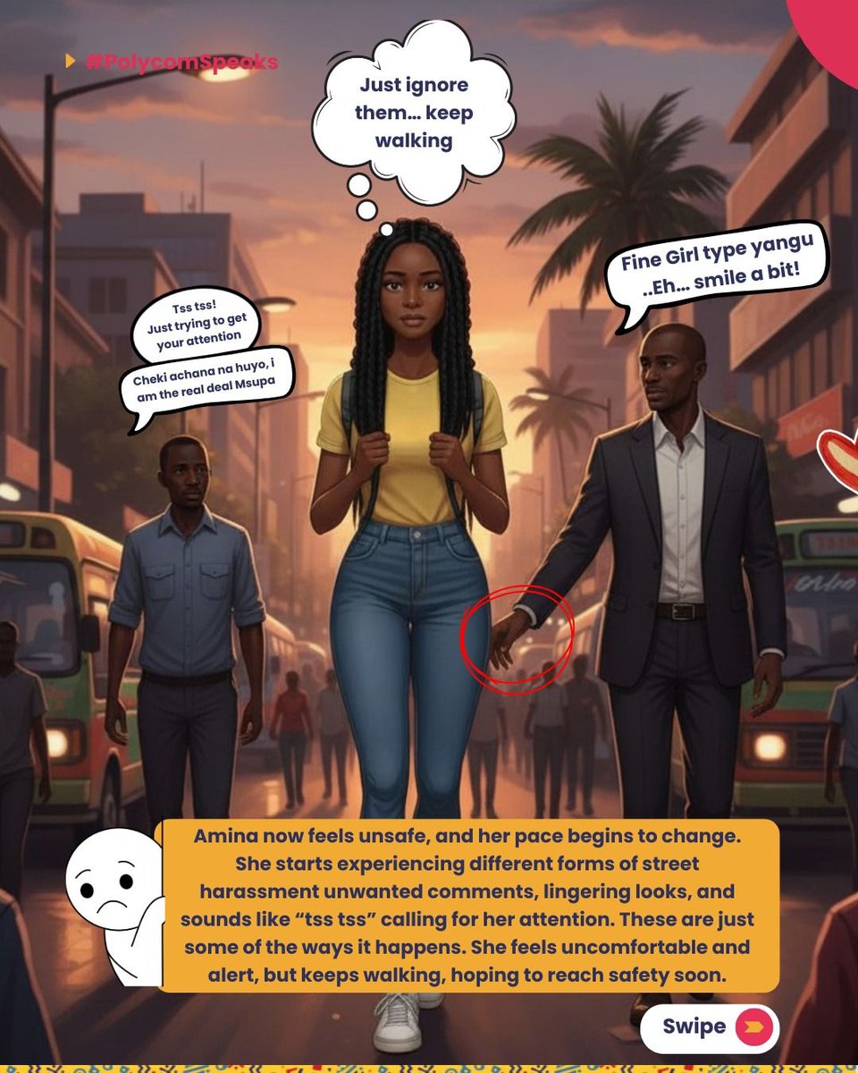 Amina’s experience is not unique. It mirrors what countless women and girls face in public spaces, often unspoken, yet deeply felt. These moments shape how safe many people feel in their daily lives.