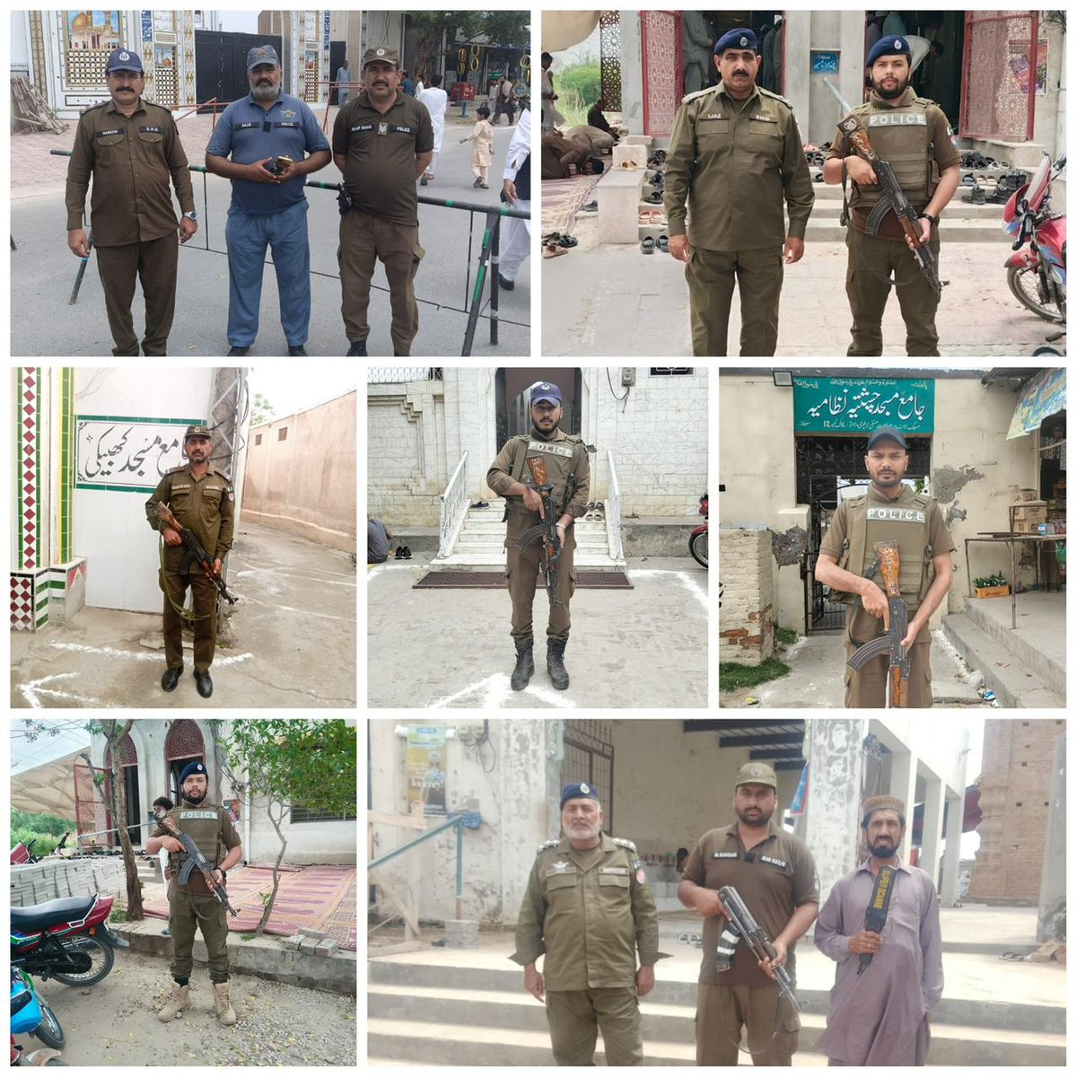 OfficialDPRPP's tweet image. جمعہ المبارک
پنجاب پولیس کی جانب سے جمعہ المبارک کے موقع پر صوبہ بھر کی مساجد، عبادت گاہوں اور عبادت گزاروں کو بھرپور سکیورٹی فراہم کی جا رہی ہے۔

#جمعہ_المبارک #PunjabPolice #PublicSafety #Security #SafePunjab #Police #lawandorder