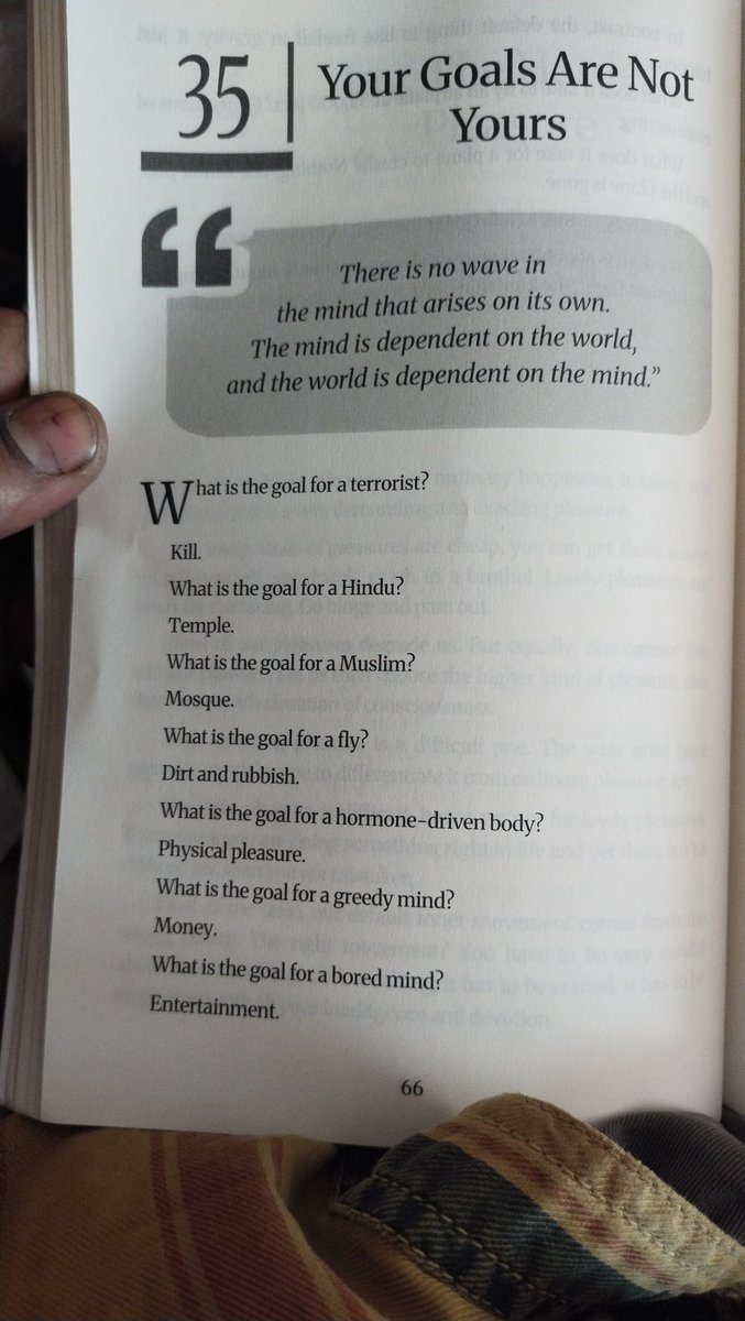 daretolive0365's tweet image. ❓What is the mind
A random compilation of stuff that the ego has mistakenl accumulated.

"There is no wave in the mind that arises on its own. The mind is dependent on the world, and the world is dependent on the mind."
#TWA
#21Dayoflearning
#acharyaparshant
9/21 Day