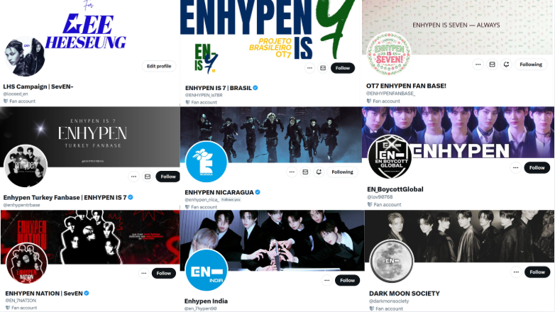 so many fanbases opened just to support us and enhypen. 

Life is amazing.