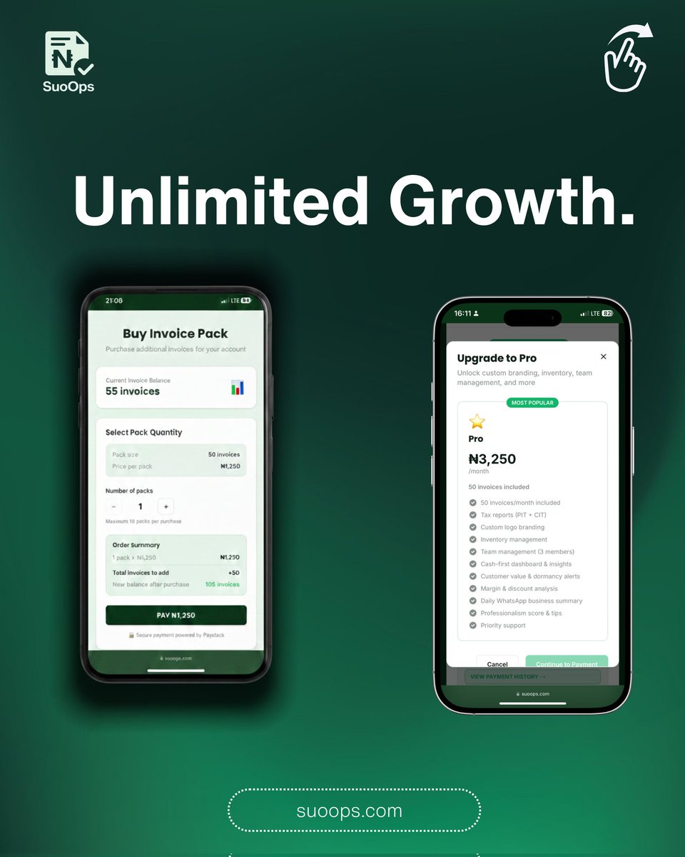 Suoops4's tweet photo. Stop doing 2020 math in 2026. 📉
Manual invoicing isn’t "saving money"—it’s wasting time.
Upgrade to SuoOps Pro for ₦3,250/mo:
✅ Custom Branding
✅ Multi-Currency 🌍
✅ Tax Reports
✅ 50 Invoices
Scale your business today 🚀
👉 https://t.co/9JZDudDppA
#SuoOps #invoice https://t.co/SqaBZVBTf1