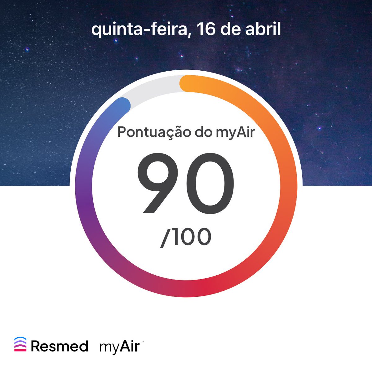 gabrielsouto's tweet image. Essa noite eu senti que a máscara não estava tão bem colocada mas mesmo assim foi uma boa noite de sono. A impressão que tive foi que a primeira noite foi melhor e acho que foi por isso, a máscara tava bem presa. Enfim, a sensação de ter dormido de verdade é ótima. #cpap