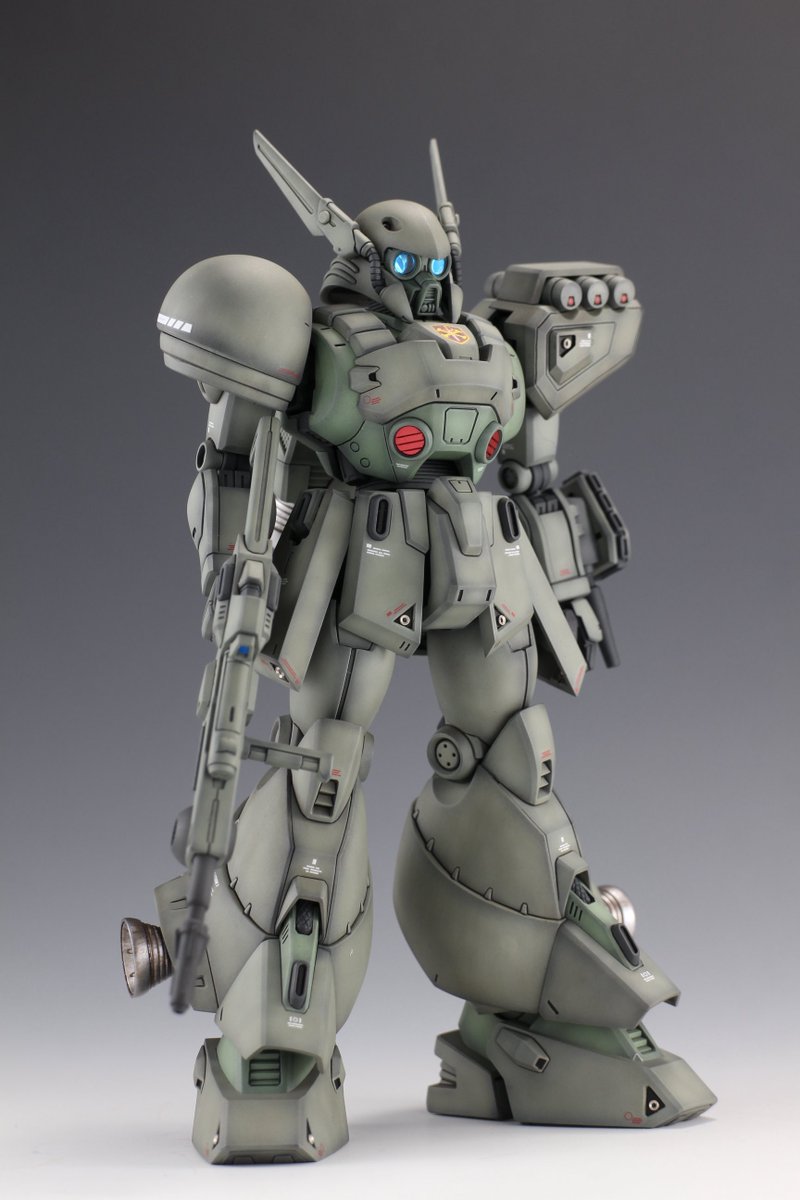 MiyyAa11's tweet photo. RE1/100 デナン・ゲー完成しました！
ホビージャパンの作例の色がめっちゃカッコよくて真似しちゃいましたー！

#ガンプラ https://t.co/er0tgrBnQ3