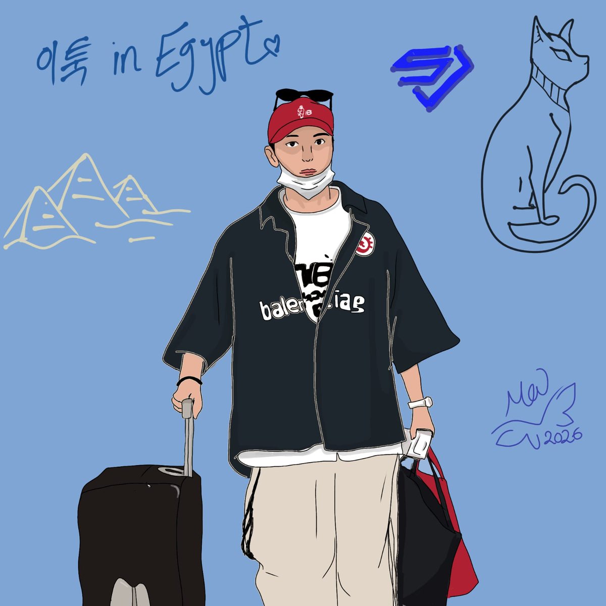 DoMaisoo's tweet photo. I don't believe that he is here 😭
quick digital_art
of #leeteuk in 
#ليتوك_في_مصر
#شيندونج_في_مصر
#이특_welcome_to_egypt
#신동_welcome_to_egypt 
@special1004 @SJofficial https://t.co/JE1BOuaPE2